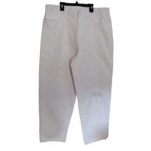 STYLE & Co Vintage Classic White Distressed Mom Jean Sz.18 NWT